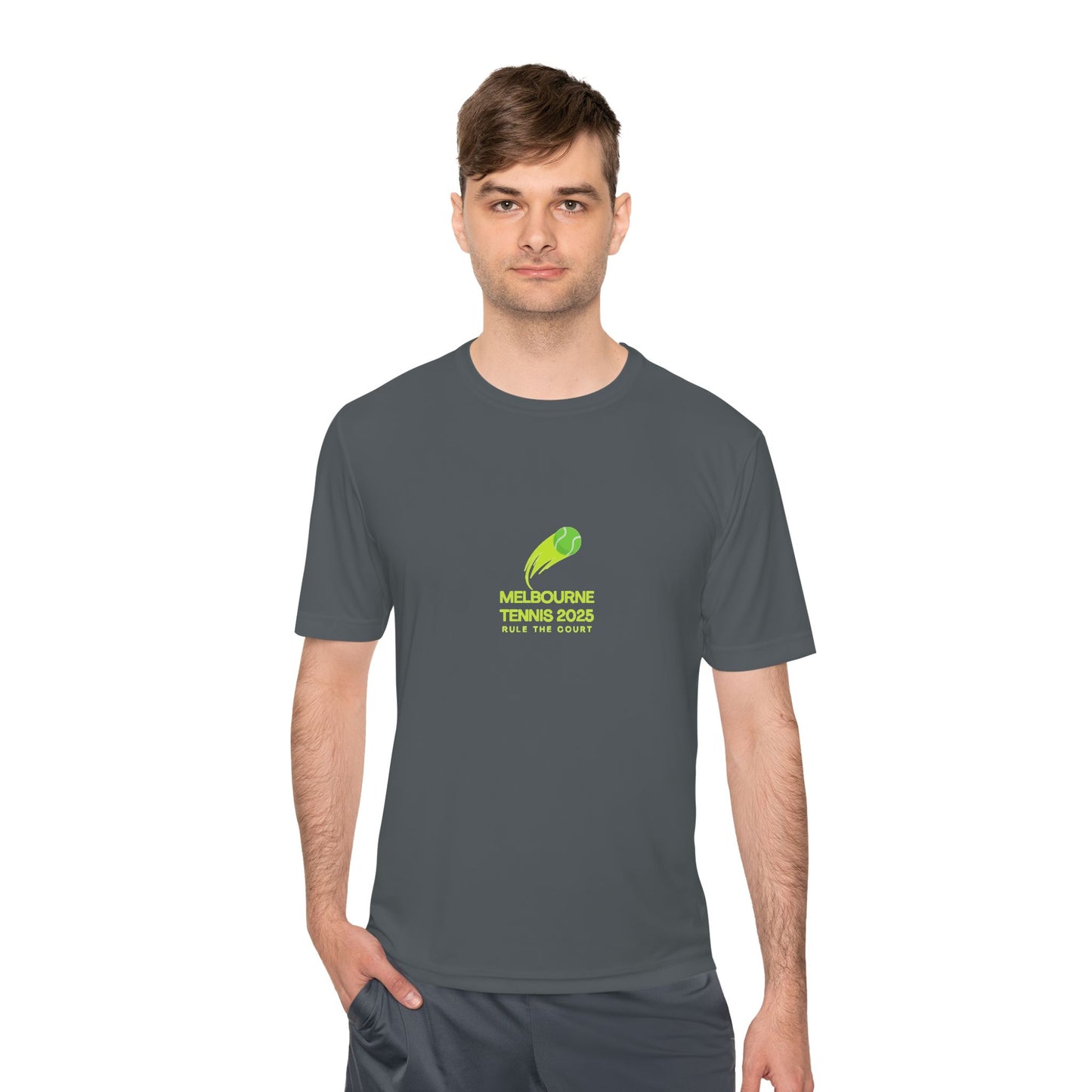 Melbourne Tennis 2025 Unisex Moisture Wicking Tee - Rule the Court! - perfect for Tennis Enthusiasts