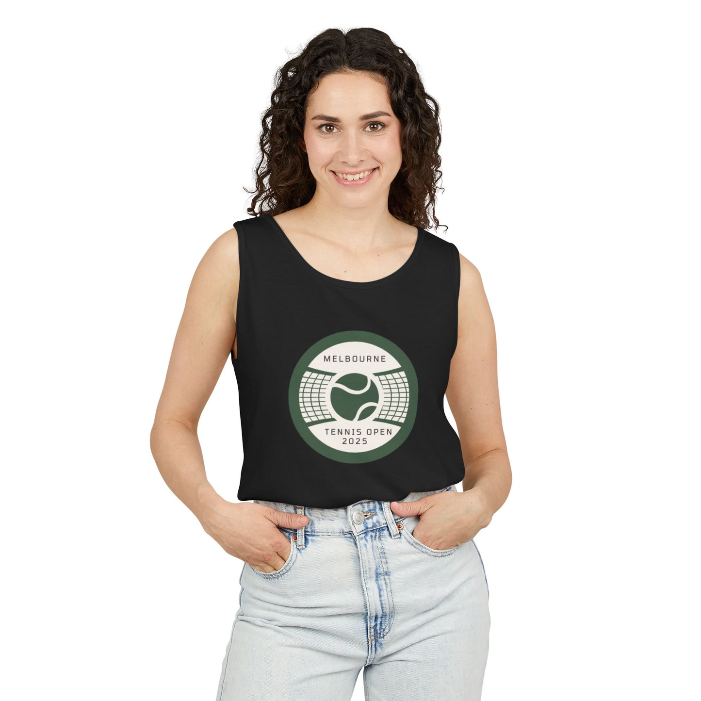 Melbourne Tennis Open 2025 Unisex Garment-Dyed Tank Top