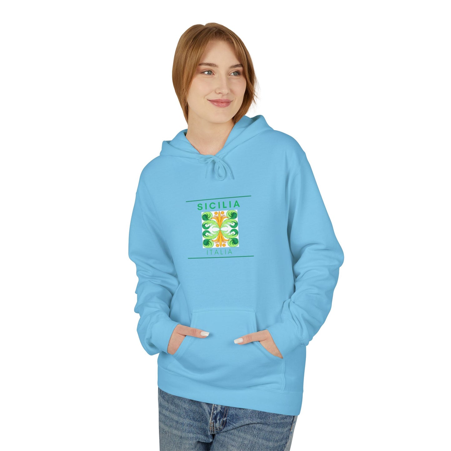 Sicilian Heritage Hoodie - Unisex Midweight Softstyle Fleece