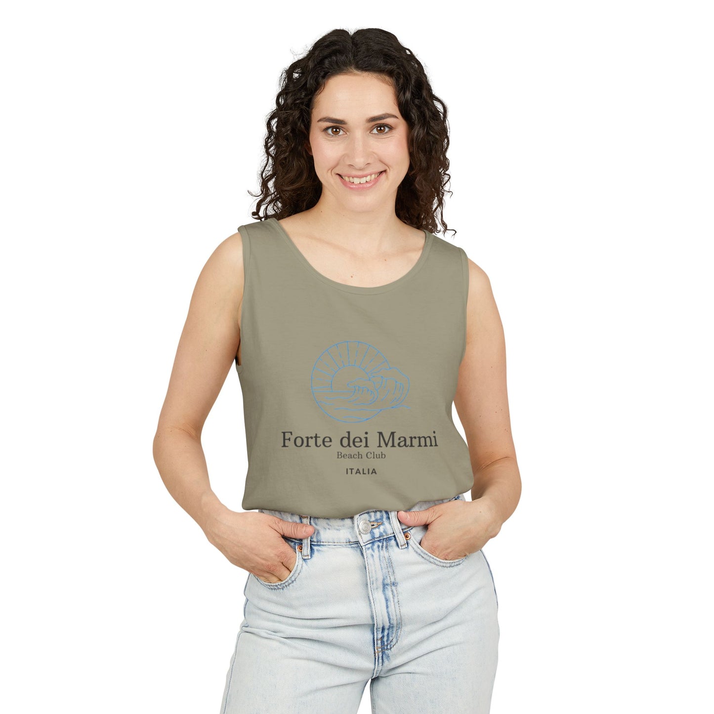 Forte dei Marmi Beach Club Unisex Garment-Dyed Tank Top
