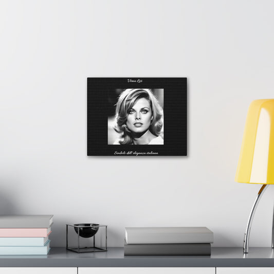 Virna Lisi - Portrait - A symbol of Italian Elegance Canvas Gallery Wraps