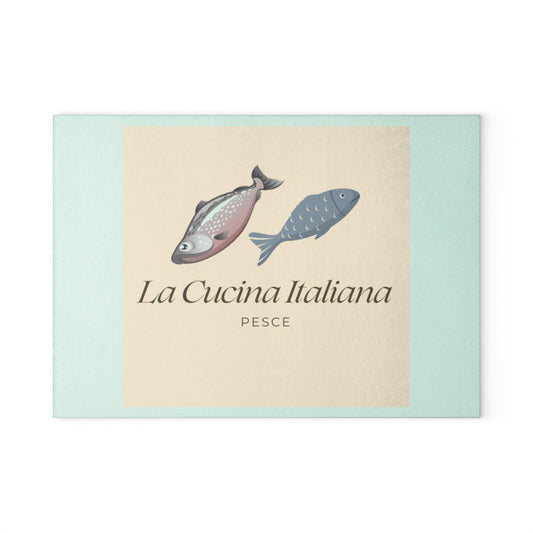 Fish - Pesce - Glass Cutting Board