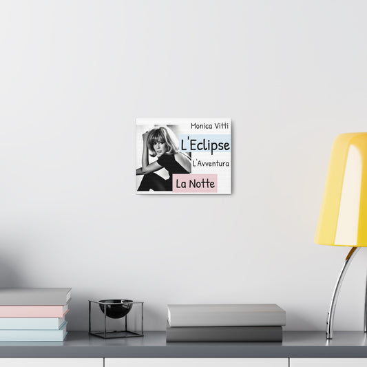 Monica Vitti - Stylish Film Poster Canvas Gallery Wraps