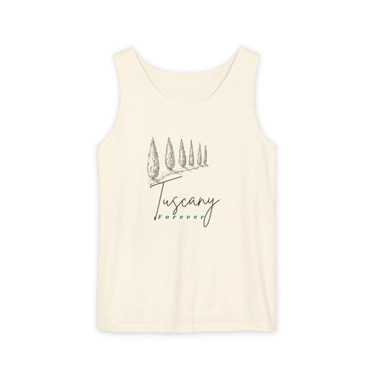 Tuscany Forever! Unisex Garment-Dyed Tank Top