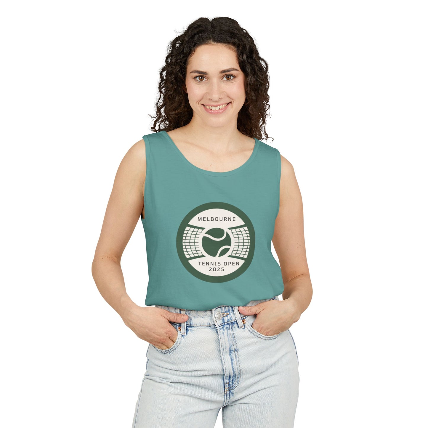 Melbourne Tennis Open 2025 Unisex Garment-Dyed Tank Top