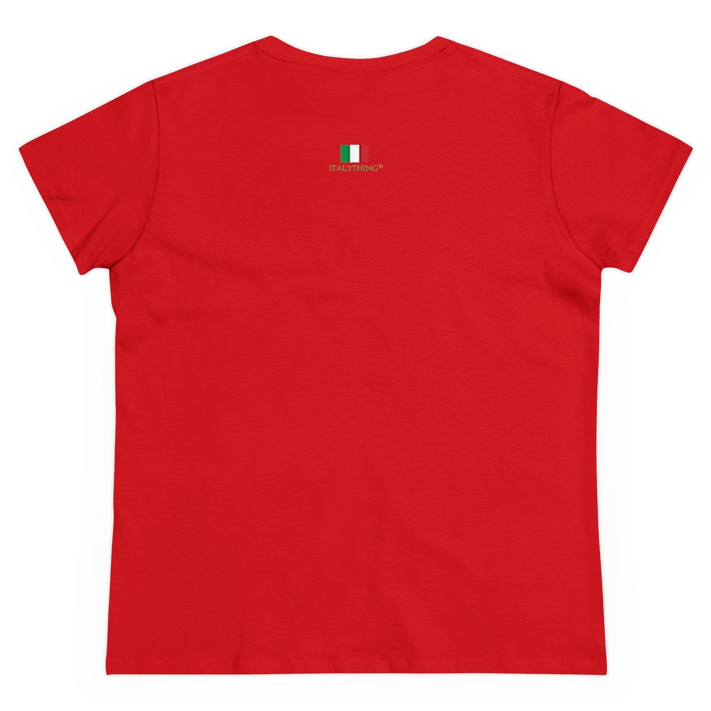 Women's Cotton Tee Spaghetti Slogan!