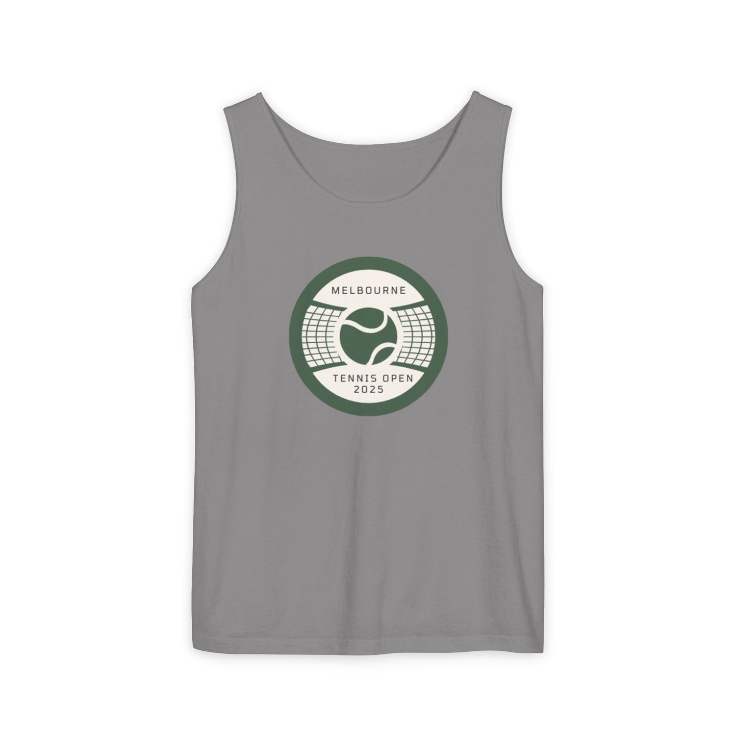 Melbourne Tennis Open 2025 Unisex Garment-Dyed Tank Top