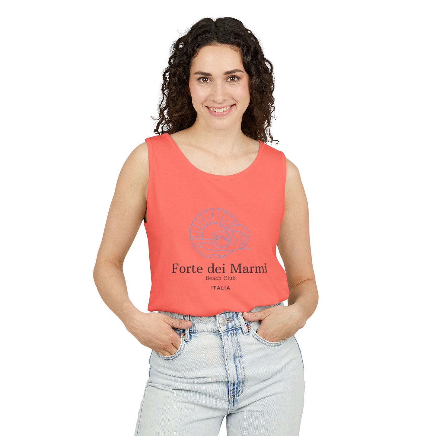 Forte dei Marmi Beach Club Unisex Garment-Dyed Tank Top