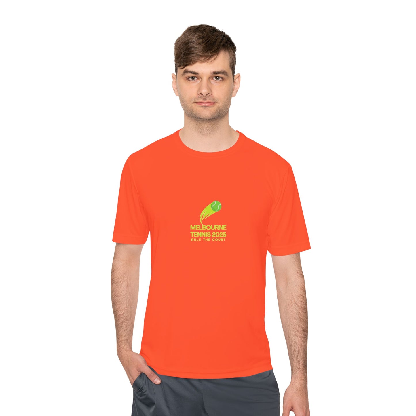 Melbourne Tennis 2025 Unisex Moisture Wicking Tee - Rule the Court! - perfect for Tennis Enthusiasts