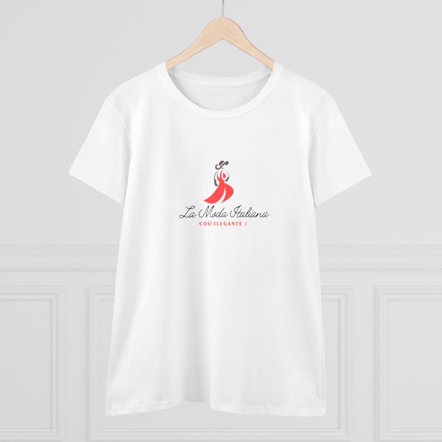 Italienisches Design Damen-Baumwoll-T-Shirt