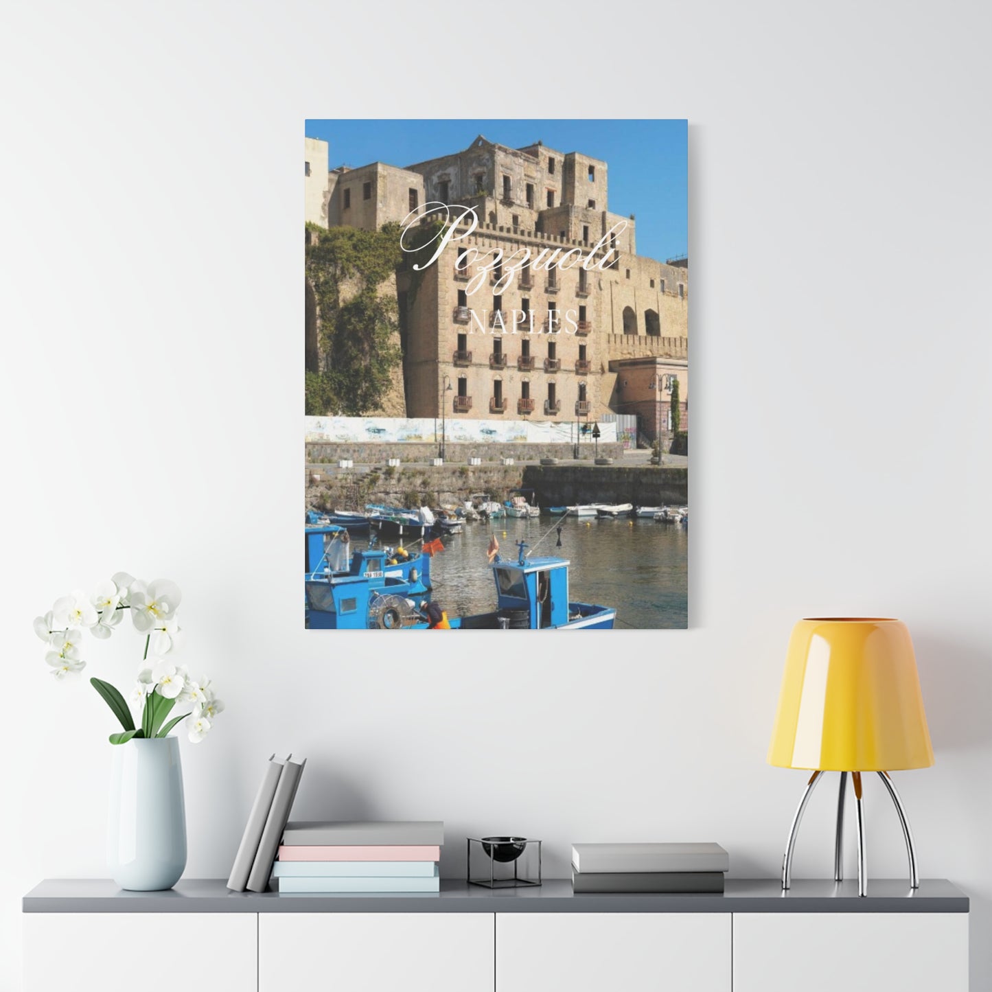 Pozzuoli Naples Canvas Art Print, Naples Photography