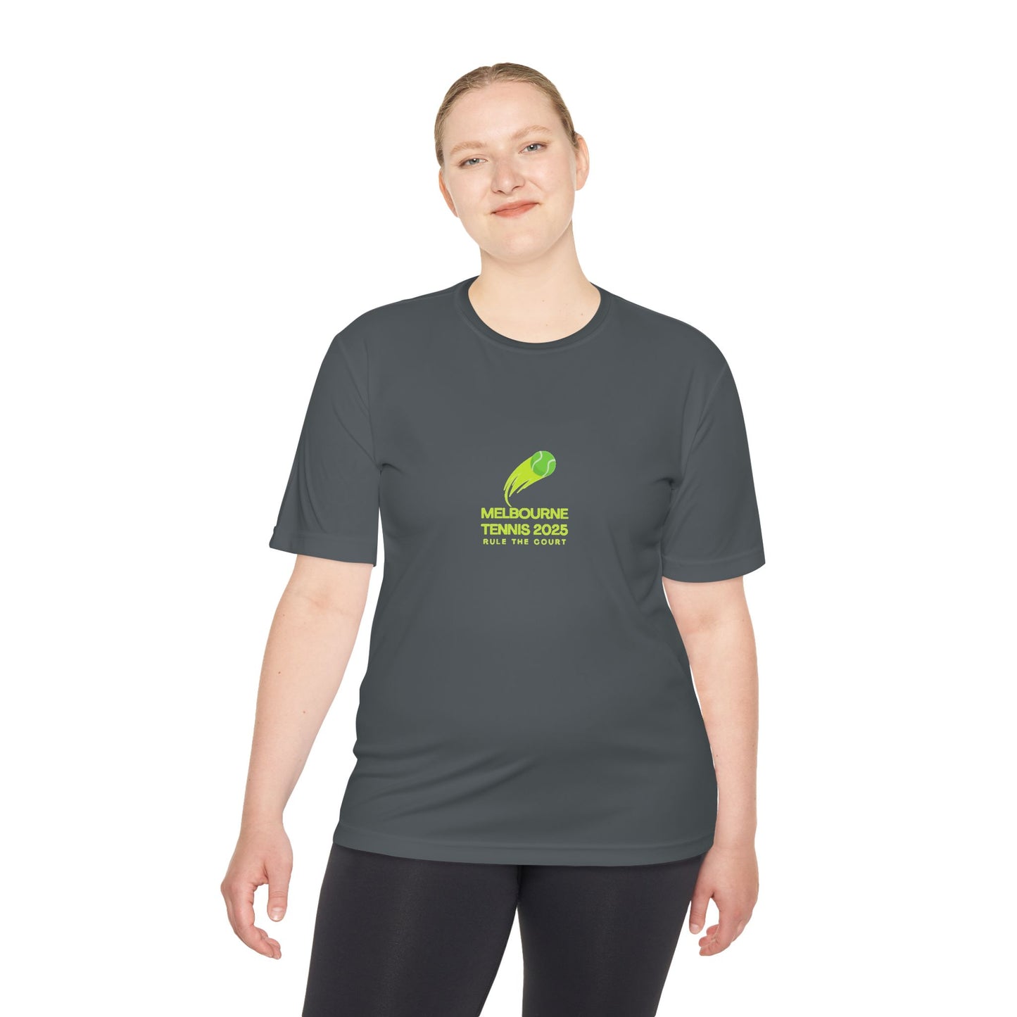 Melbourne Tennis 2025 Unisex Moisture Wicking Tee - Rule the Court! - perfect for Tennis Enthusiasts