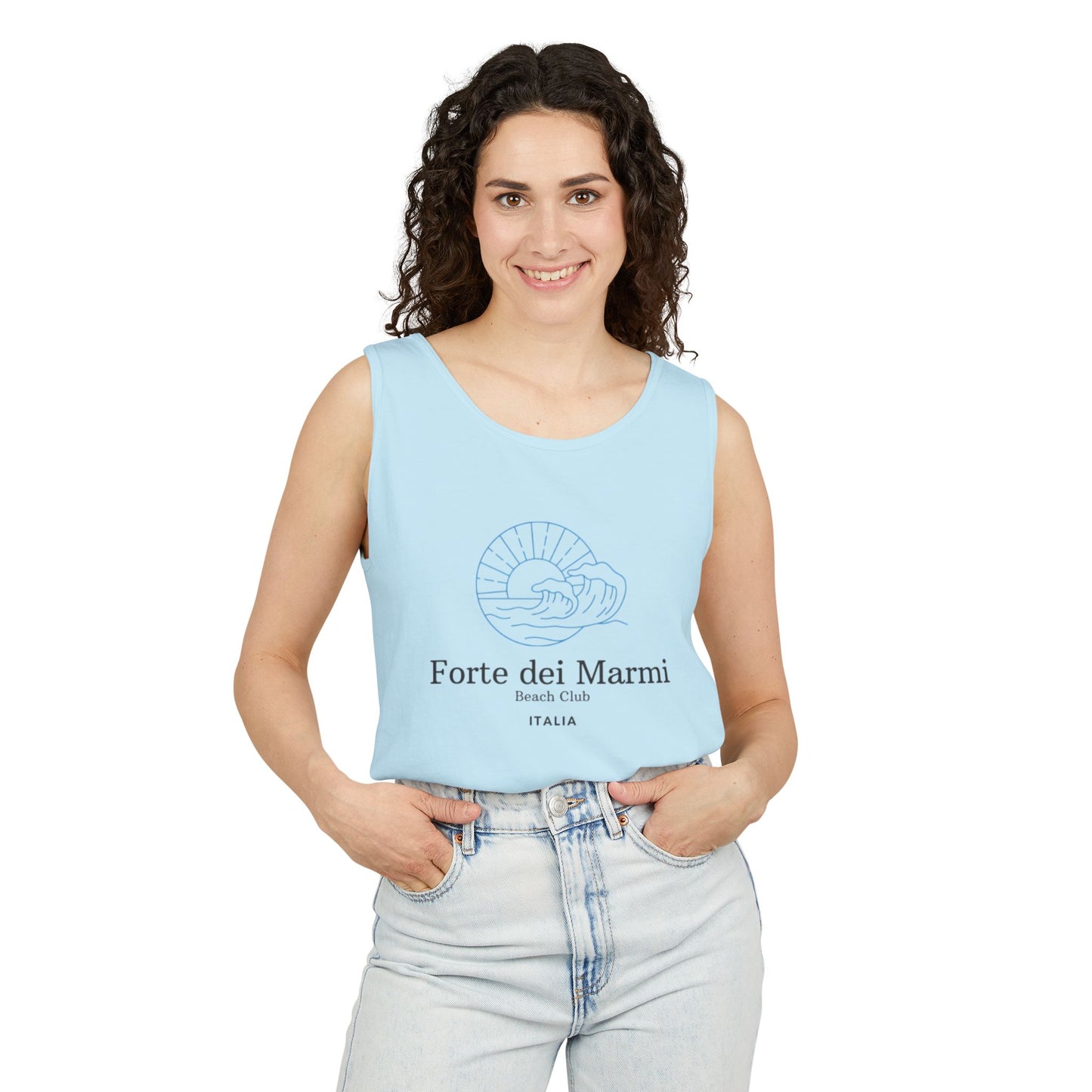 Forte dei Marmi Beach Club Unisex Garment-Dyed Tank Top