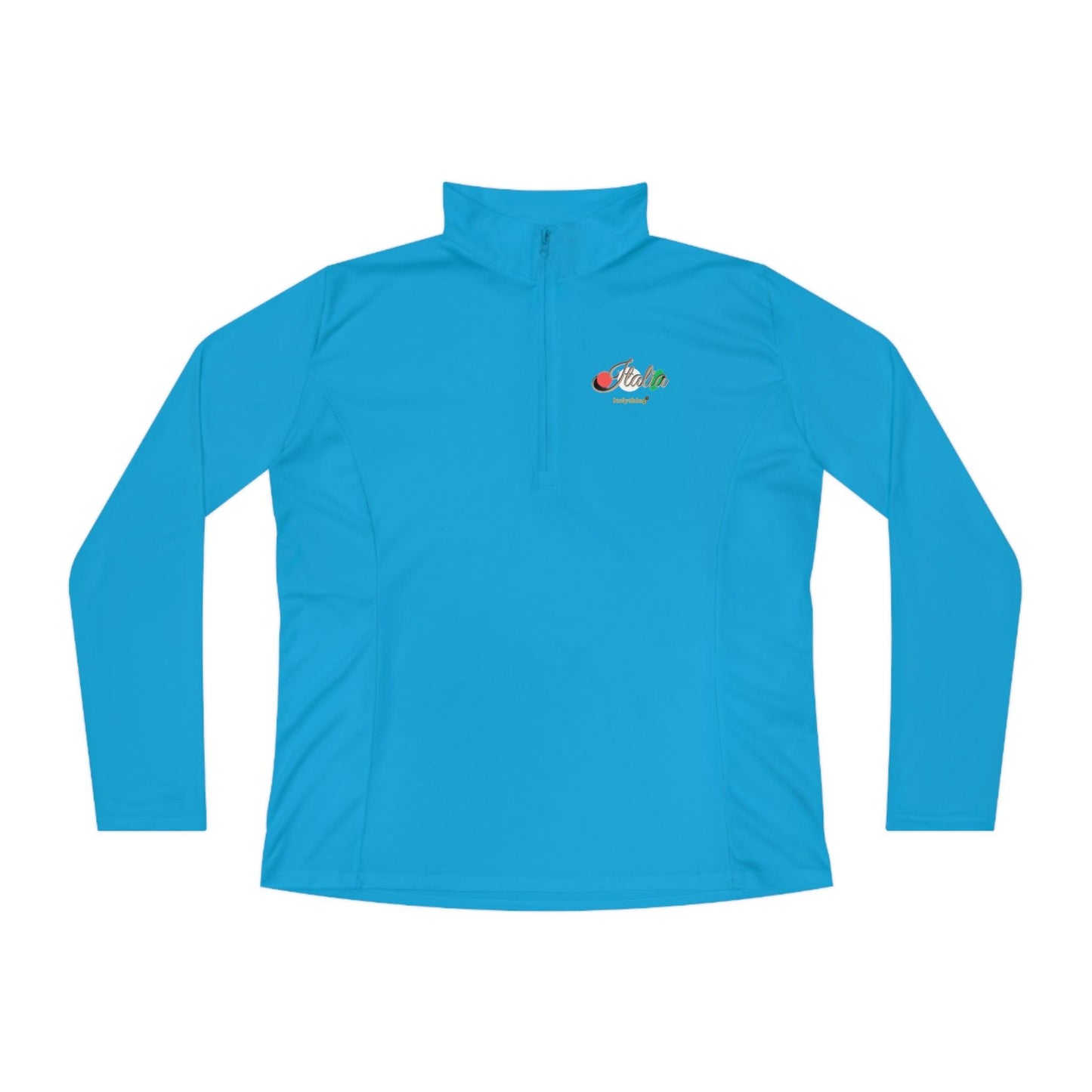 Italy Logo Ladies Quarter-Zip Pullover