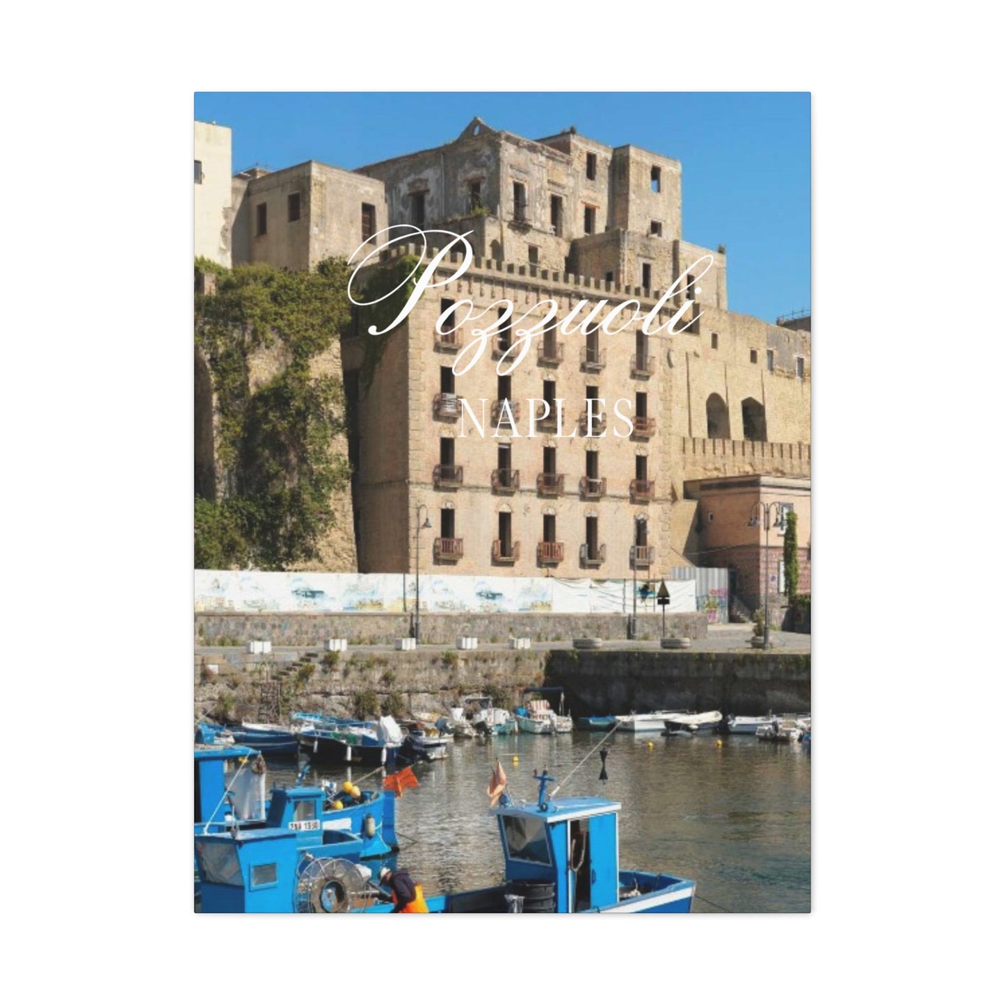 Pozzuoli Naples Canvas Art Print, Naples Photography