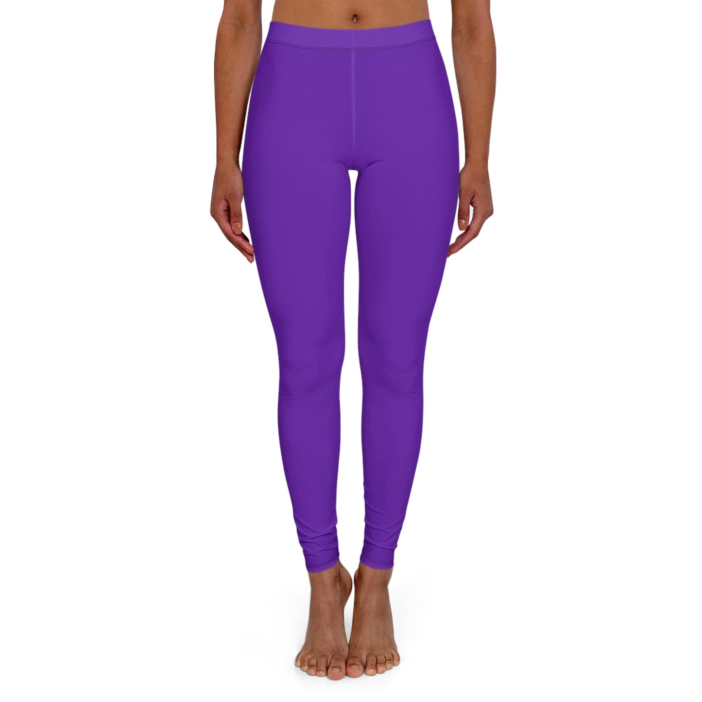 Purple Women's Casual Spandex Leggings