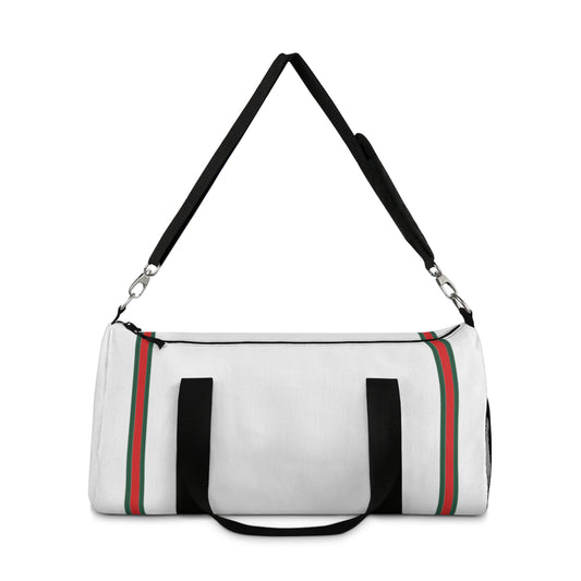 Stylish Duffel Bag with Italian Stripes for Fitness, Travel, Yoga, Gym, Weekend Getaways, Casual Chic, Vacation Essentials