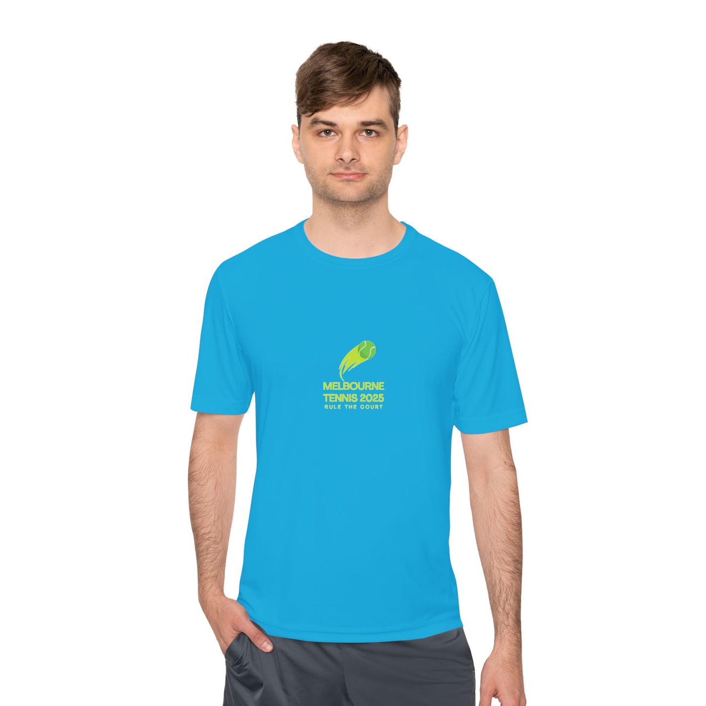 Melbourne Tennis 2025 Unisex Moisture Wicking Tee - Rule the Court! - perfect for Tennis Enthusiasts