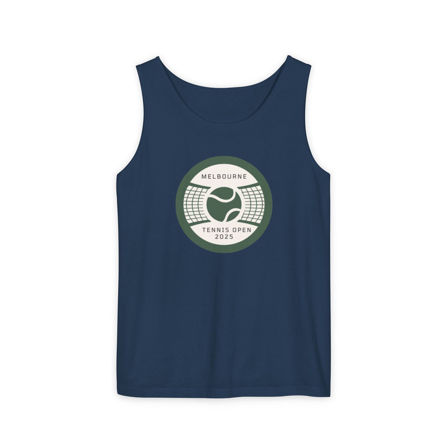 Melbourne Tennis Open 2025 Unisex Garment-Dyed Tank Top