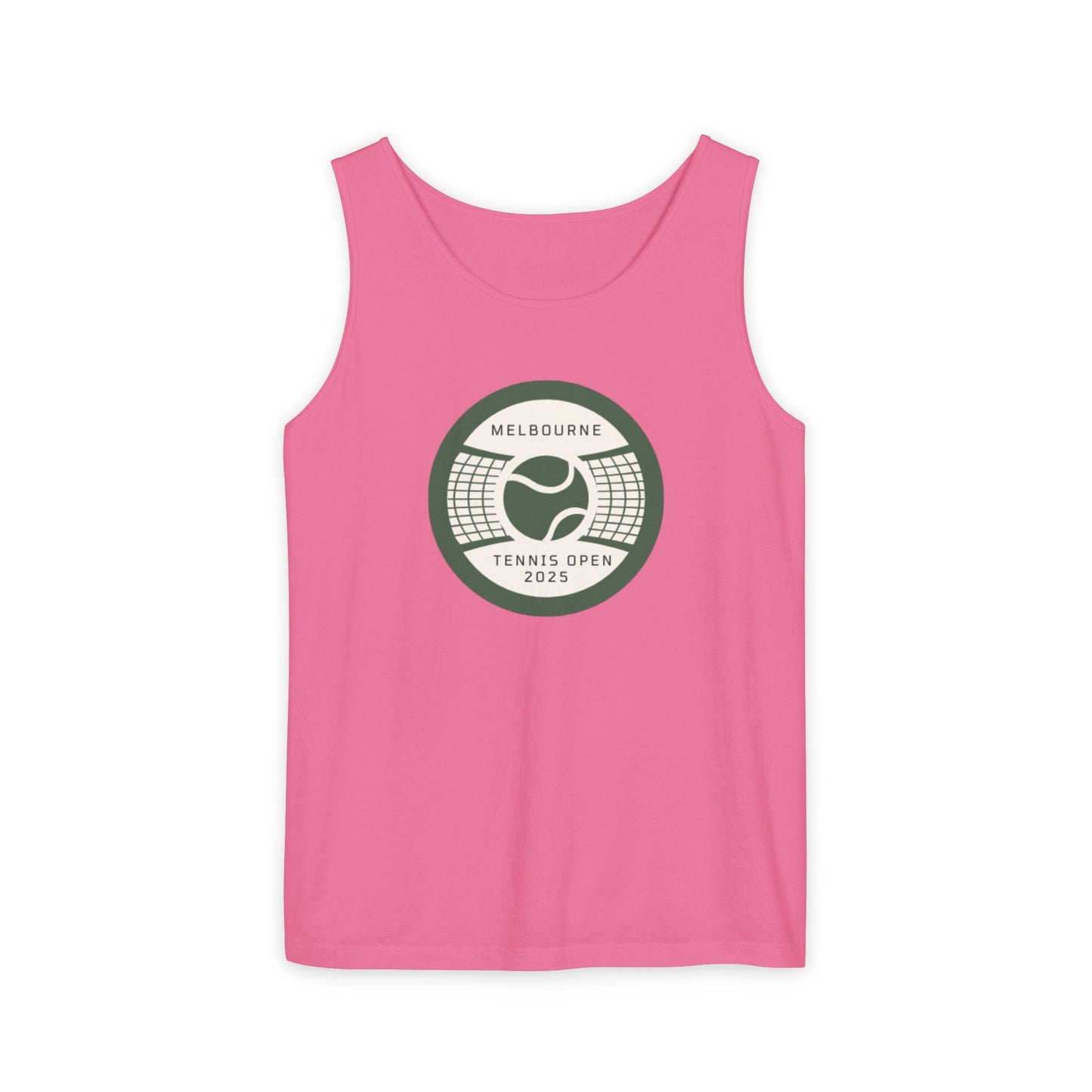 Melbourne Tennis Open 2025 Unisex Garment-Dyed Tank Top