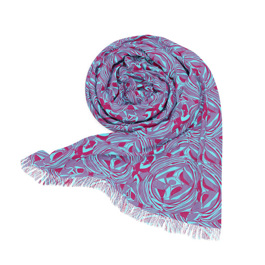 Pink Blue Light Scarf Pucci Style