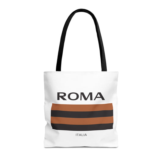 Rome inspired Tote Bag with unique Roma stripes
