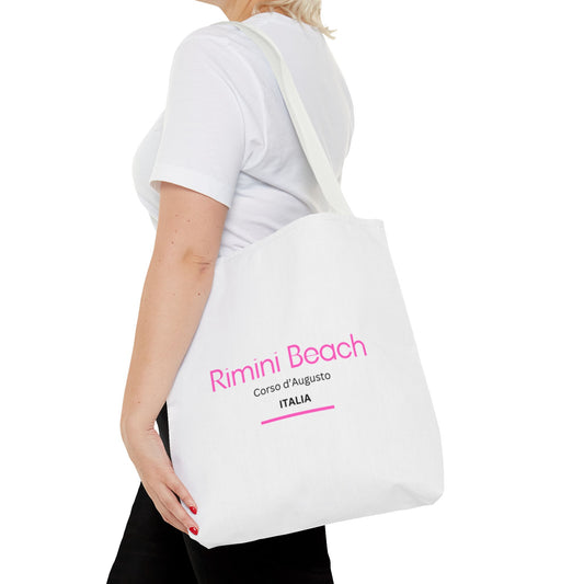 Tote Bag Rimini Beach Club in White