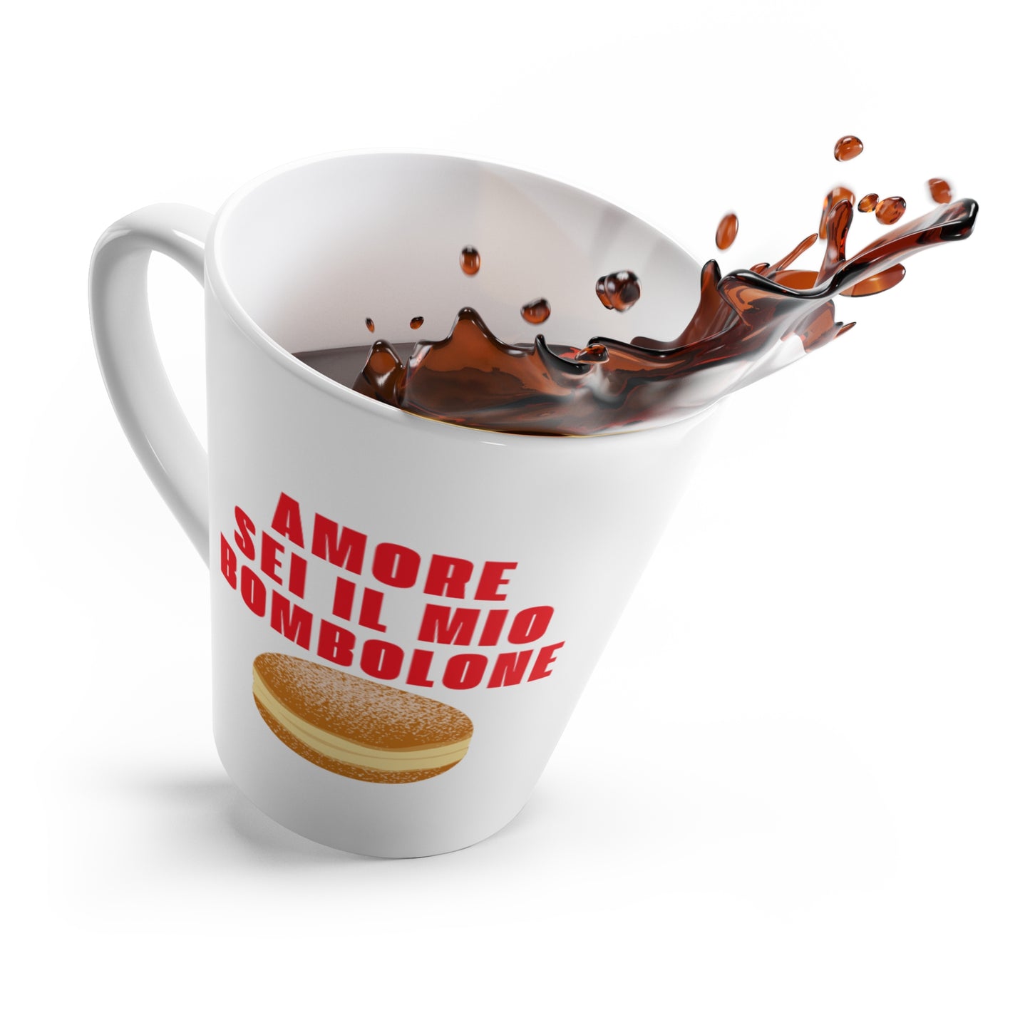 Charming Latte Mug with Sweet Love Design, Ideal for Coffee Lovers, Valentine's Day Gift, Cute Kitchen Decor, Unique Gift Idea