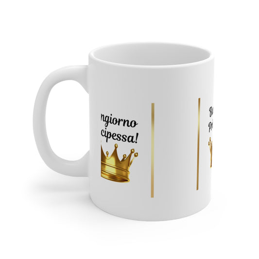 Ceramic Coffee Cup for the Princess: Buongiorno Principessa