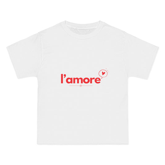 L'Amore Short-Sleeve T-Shirt - Perfect for Valentine's Day and Everyday Style