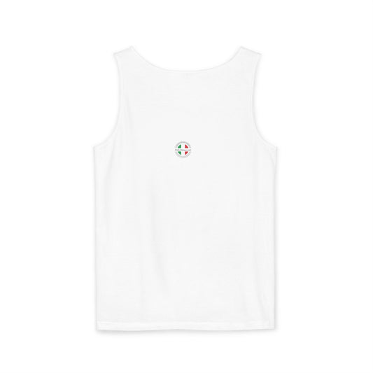 Sicilian Heritage Tank Top, Unisex Summer Apparel, Travel Shirt, Beachwear, Vacation Outfit, Gifts for Italy Lovers