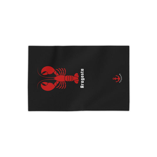 Beach Towel — Red Lobster (Aragosta) Nautical Design