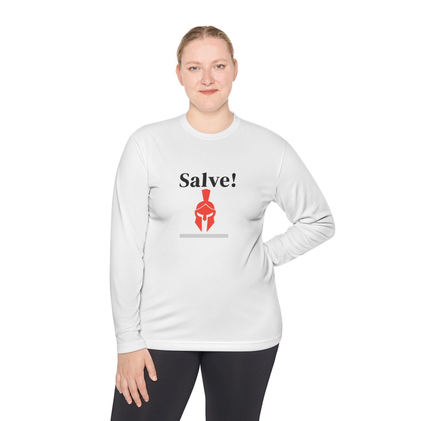 Rome Salve Long Sleeve Tee, Gladiator Inspired Design, Perfect Gift for History Lovers, Casual Everyday Wear