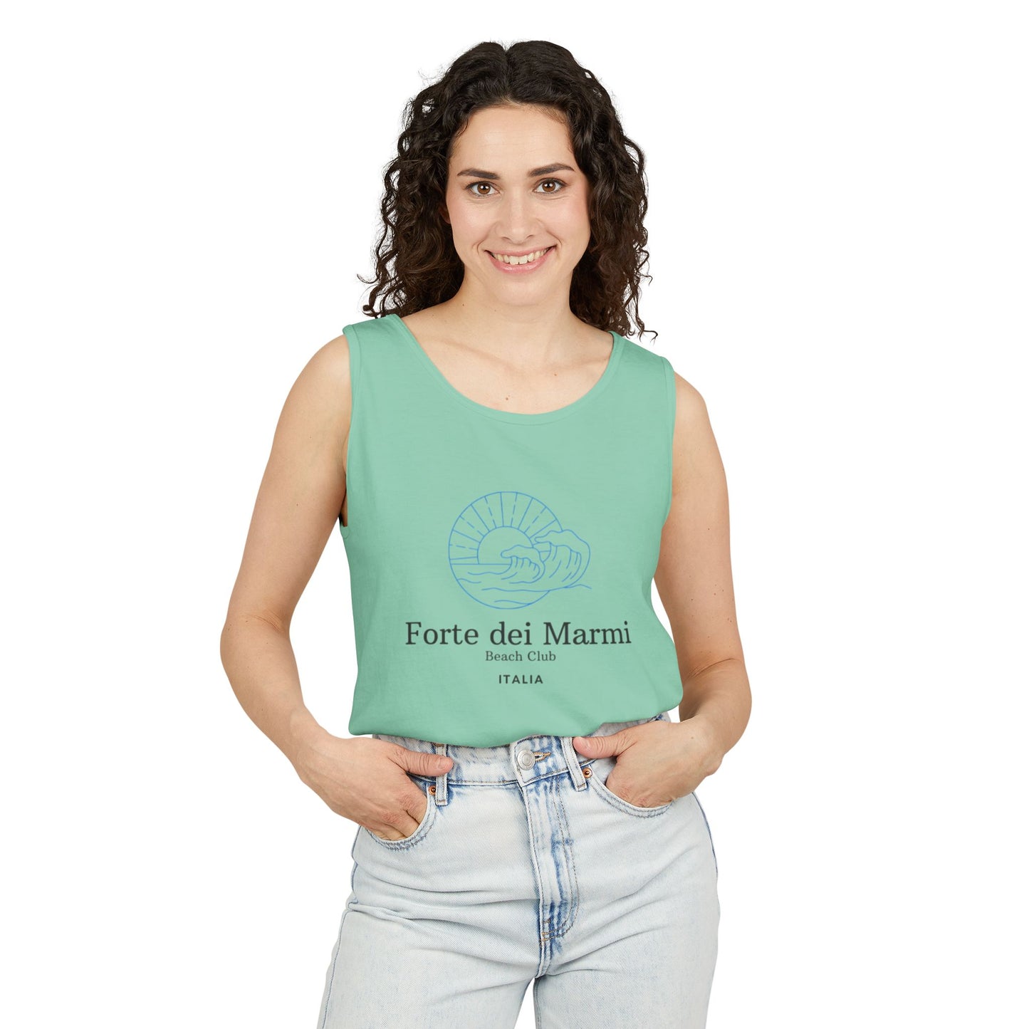 Forte dei Marmi Beach Club Unisex Garment-Dyed Tank Top