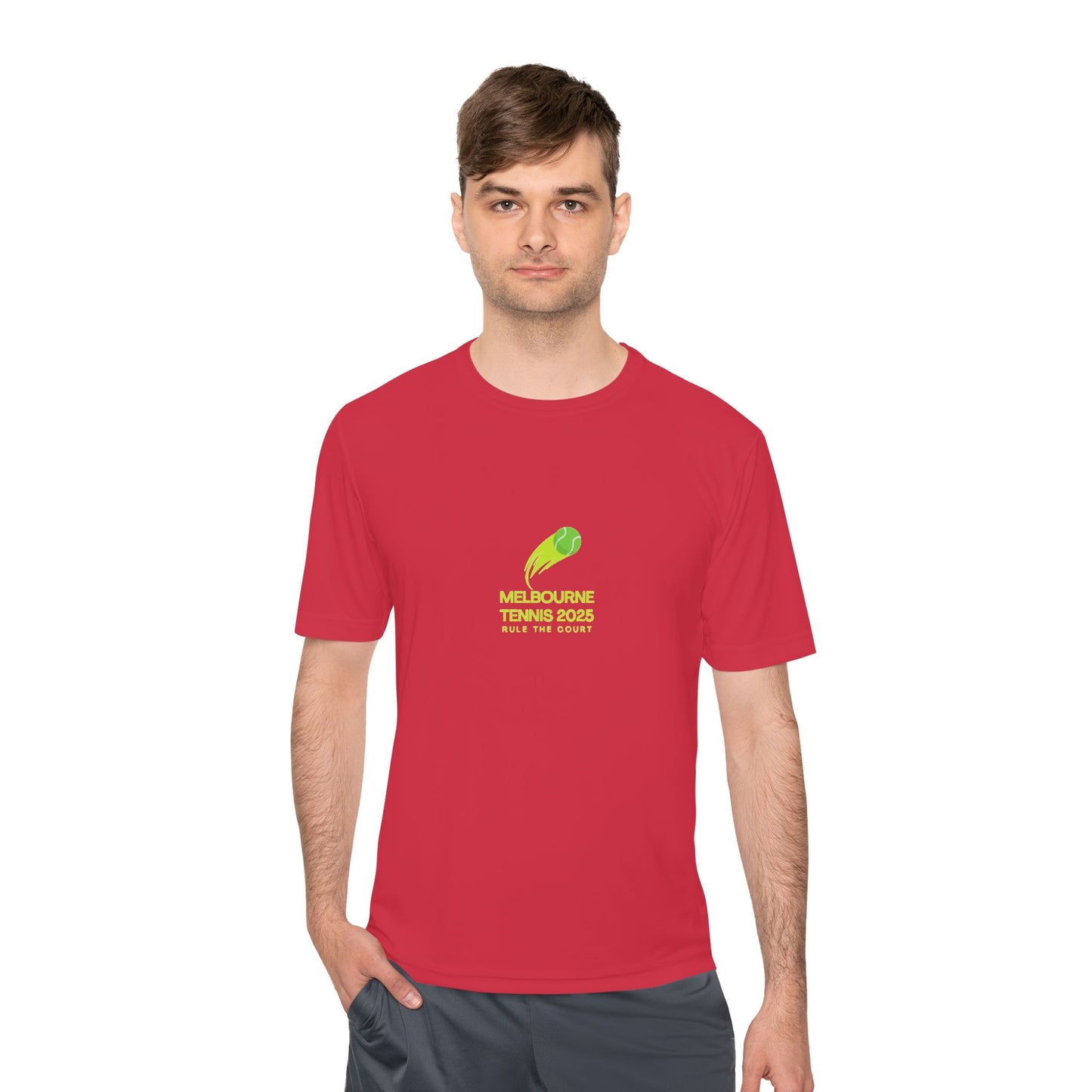Melbourne Tennis 2025 Unisex Moisture Wicking Tee - Rule the Court! - perfect for Tennis Enthusiasts