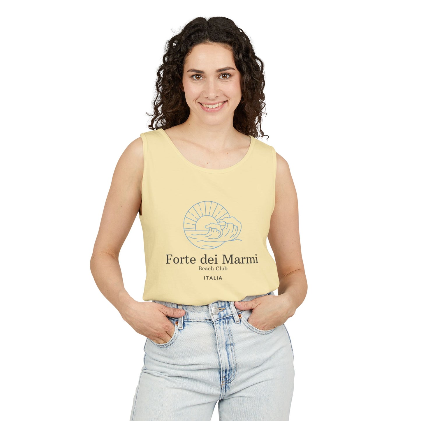 Forte dei Marmi Beach Club Unisex Garment-Dyed Tank Top