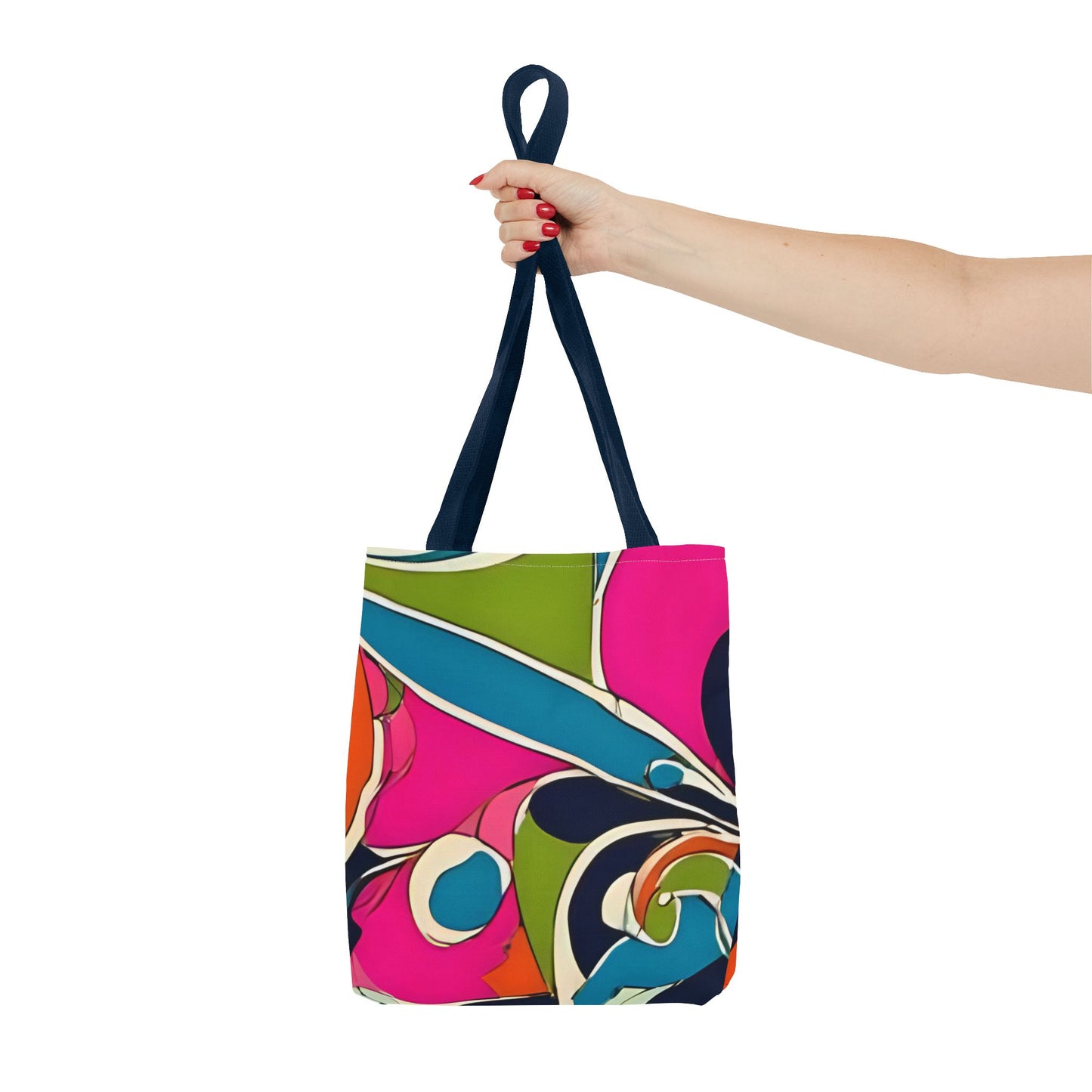 Vibrant Pucci-Style Print Tote Bag