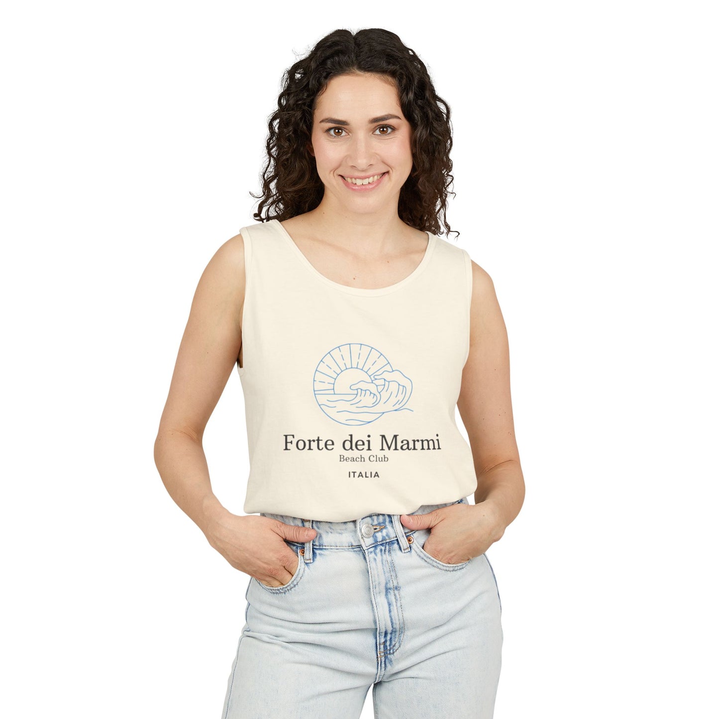 Forte dei Marmi Beach Club Unisex Garment-Dyed Tank Top