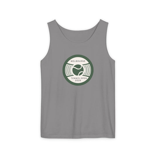 Melbourne Tennis Open 2026 Unisex Garment-Dyed Tank Top