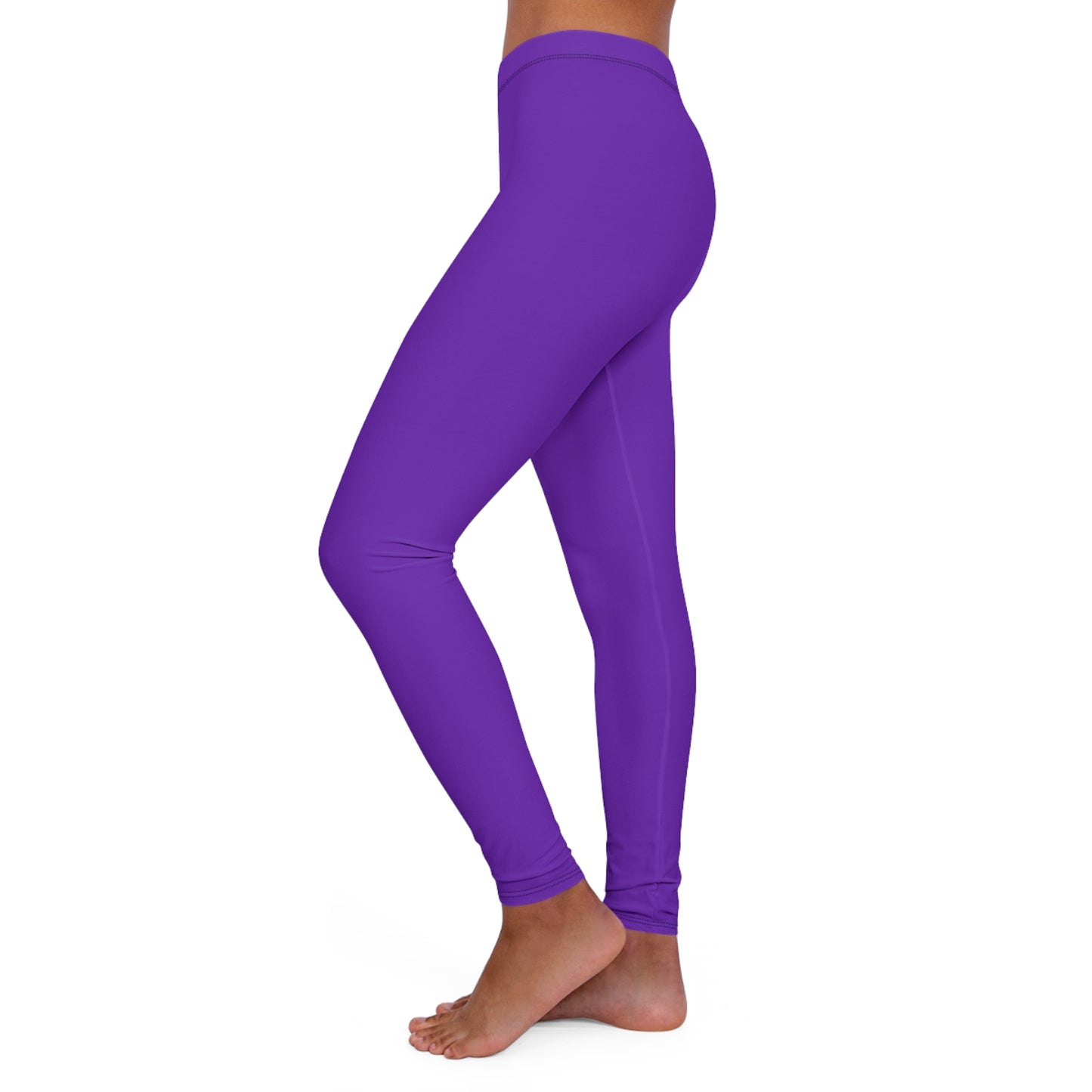 Purple Women's Casual Spandex Leggings