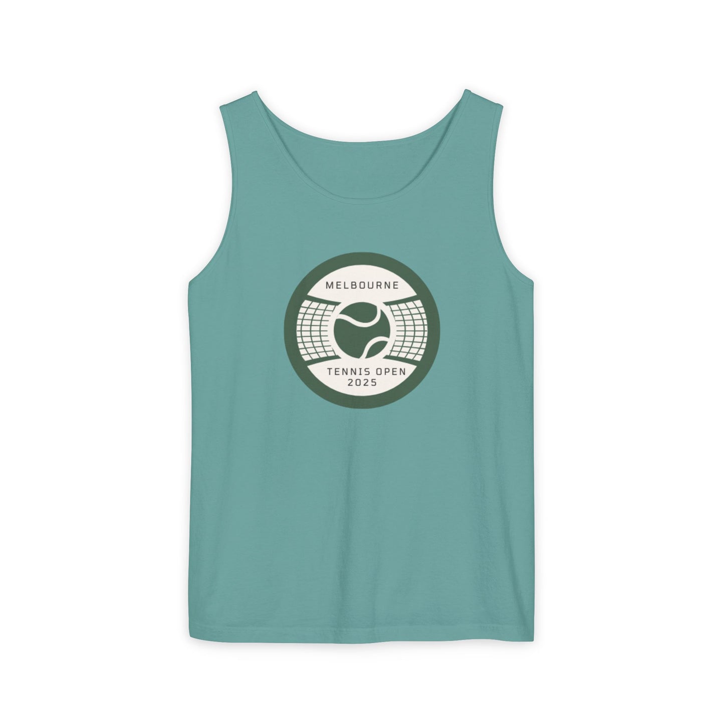 Melbourne Tennis Open 2025 Unisex Garment-Dyed Tank Top