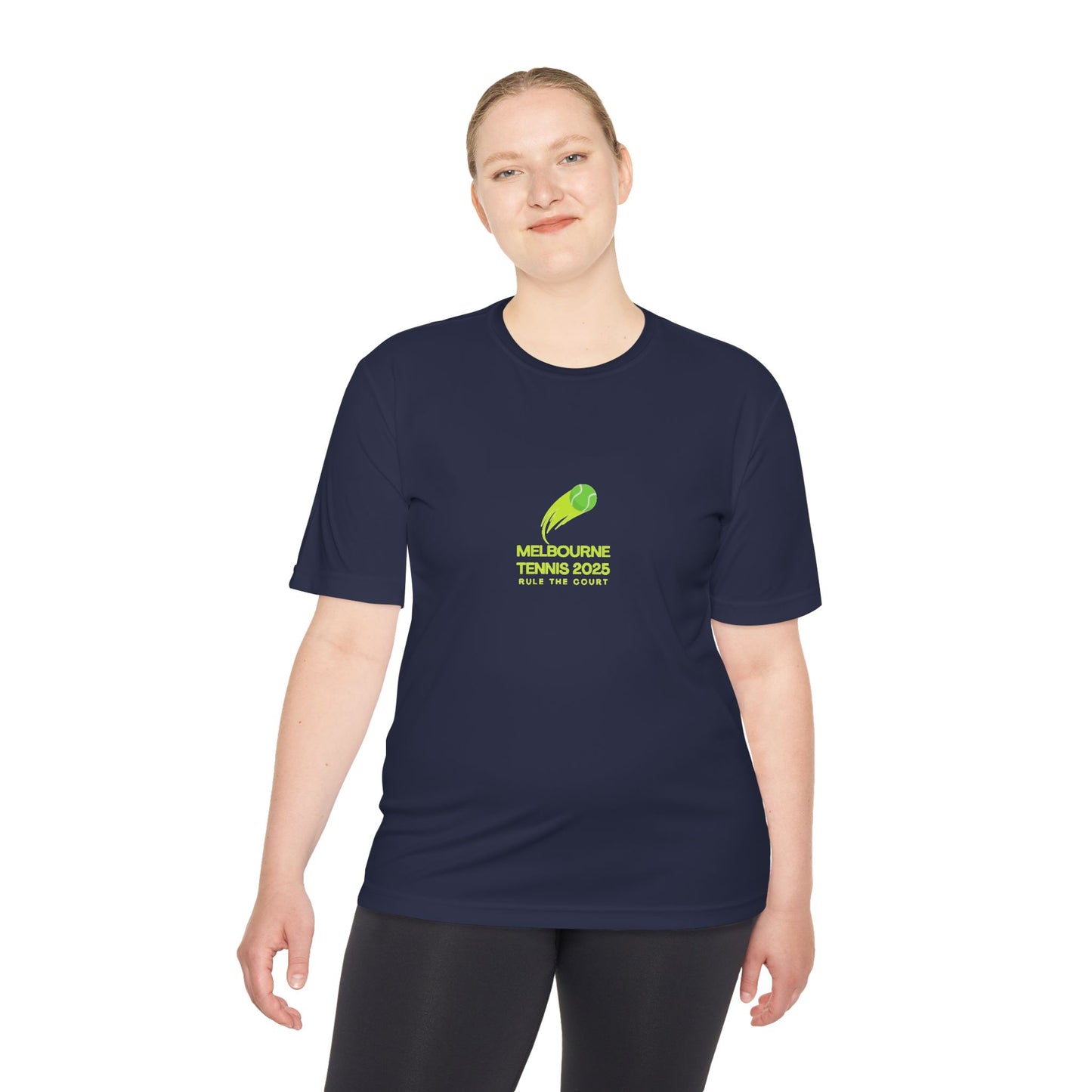 Melbourne Tennis 2025 Unisex Moisture Wicking Tee - Rule the Court! - perfect for Tennis Enthusiasts