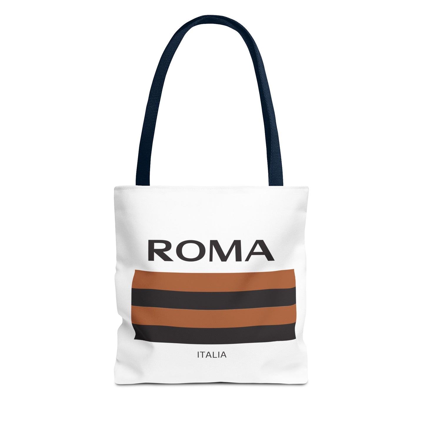 Rome inspired Tote Bag with unique Roma stripes