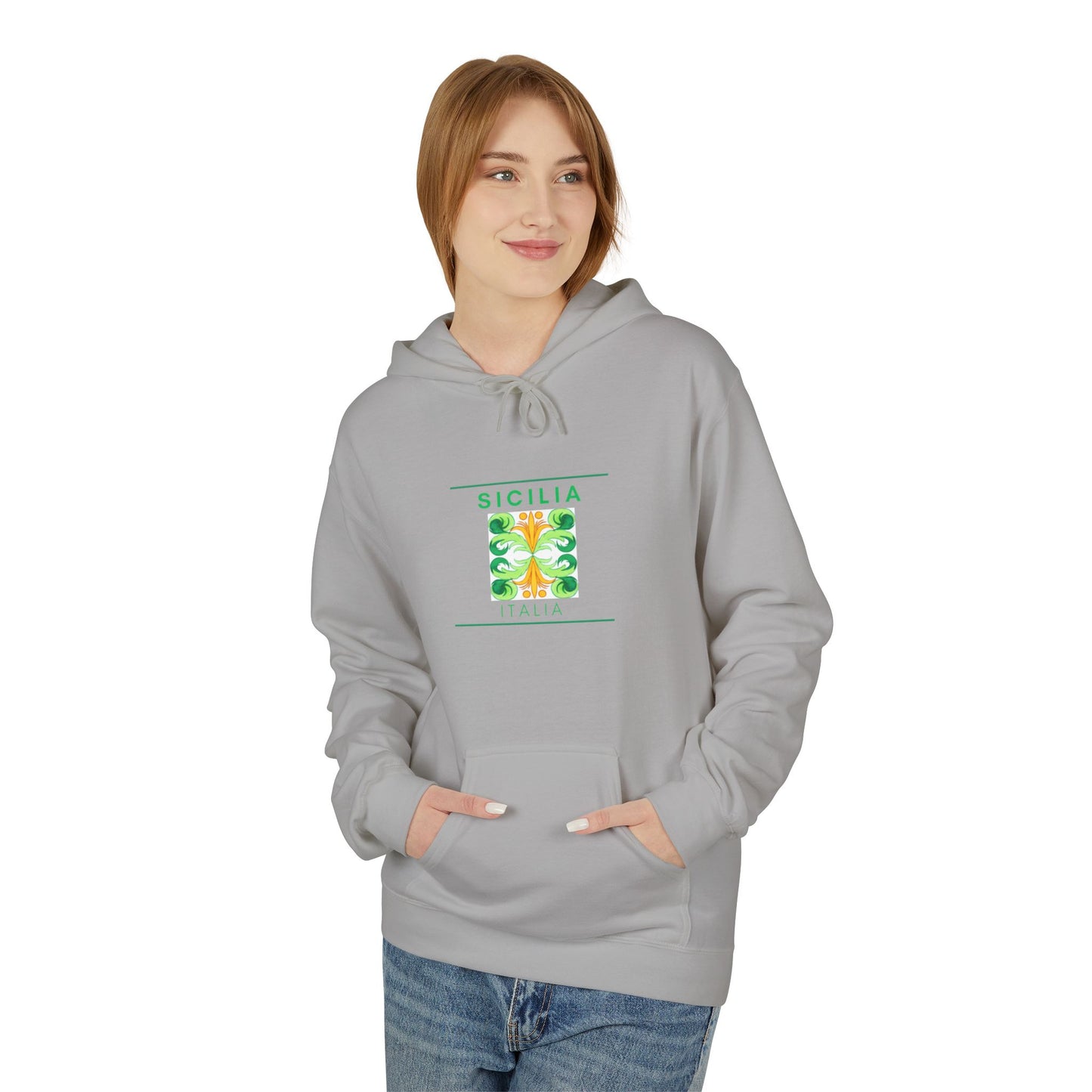 Sicilian Heritage Hoodie - Unisex Midweight Softstyle Fleece