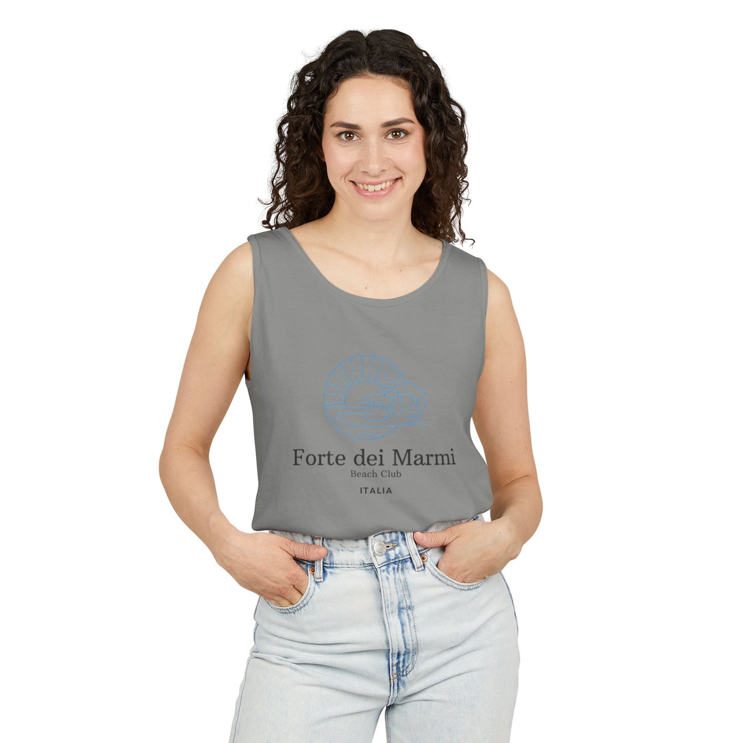Forte dei Marmi Beach Club Unisex Garment-Dyed Tank Top