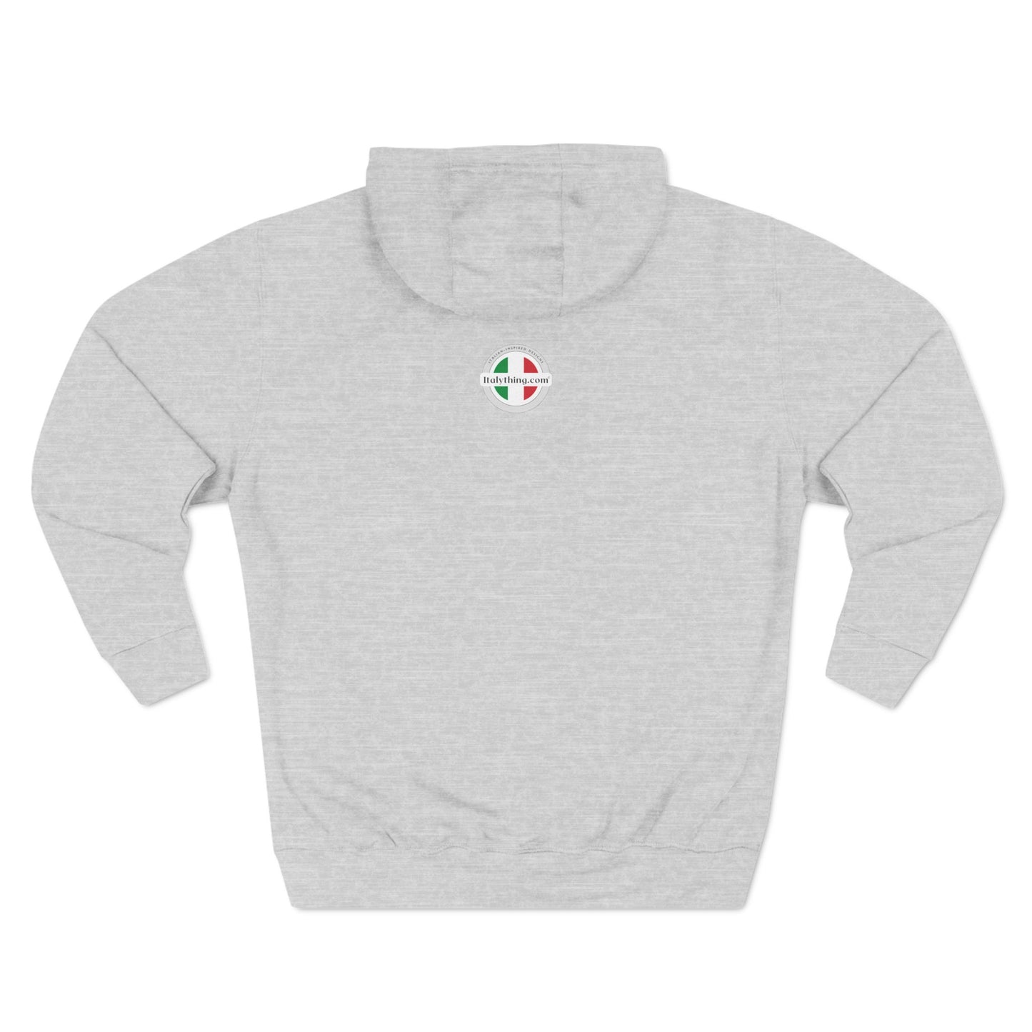 Milan Men Street Style Three-Panel Fleece Hoodie