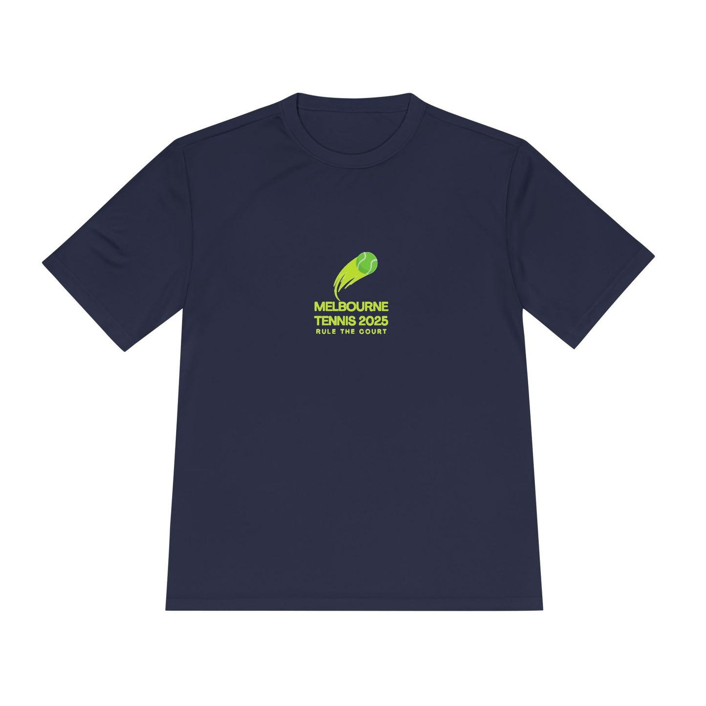 Melbourne Tennis 2025 Unisex Moisture Wicking Tee - Rule the Court! - perfect for Tennis Enthusiasts