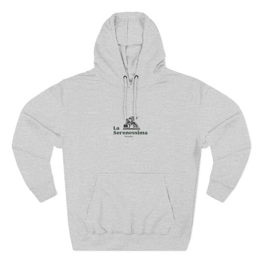 Venezia - La Serenessima Three-Panel Fleece Hoodie - Cozy & Stylish Italian-Inspired Winter Wear