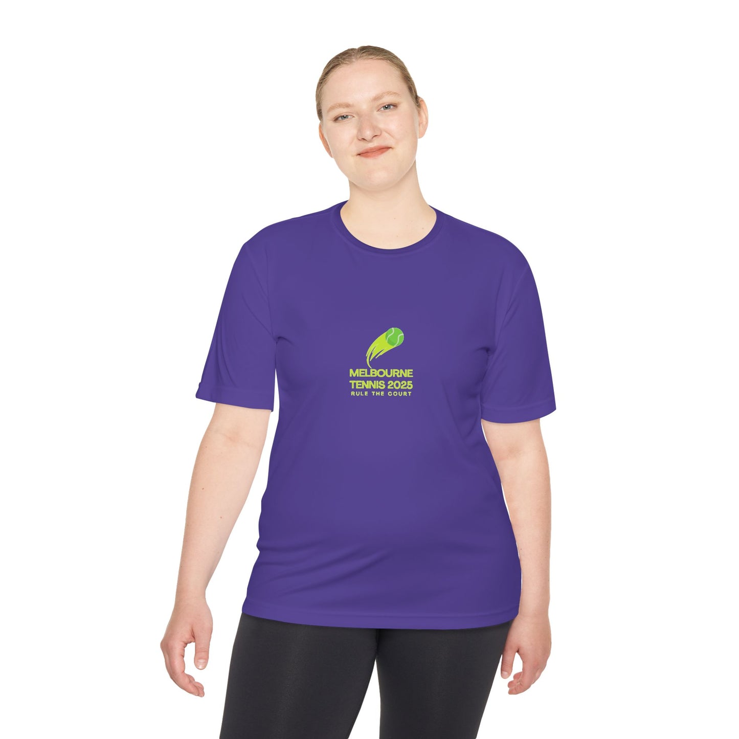 Melbourne Tennis 2025 Unisex Moisture Wicking Tee - Rule the Court! - perfect for Tennis Enthusiasts