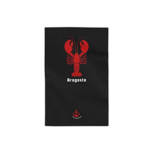 Strandtuch — Red Lobster (Aragosta) Nautisches Design